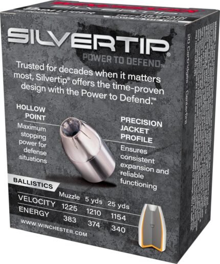 Winchester Silvertip 9mm Luger 115-Grain Pistol Ammunition