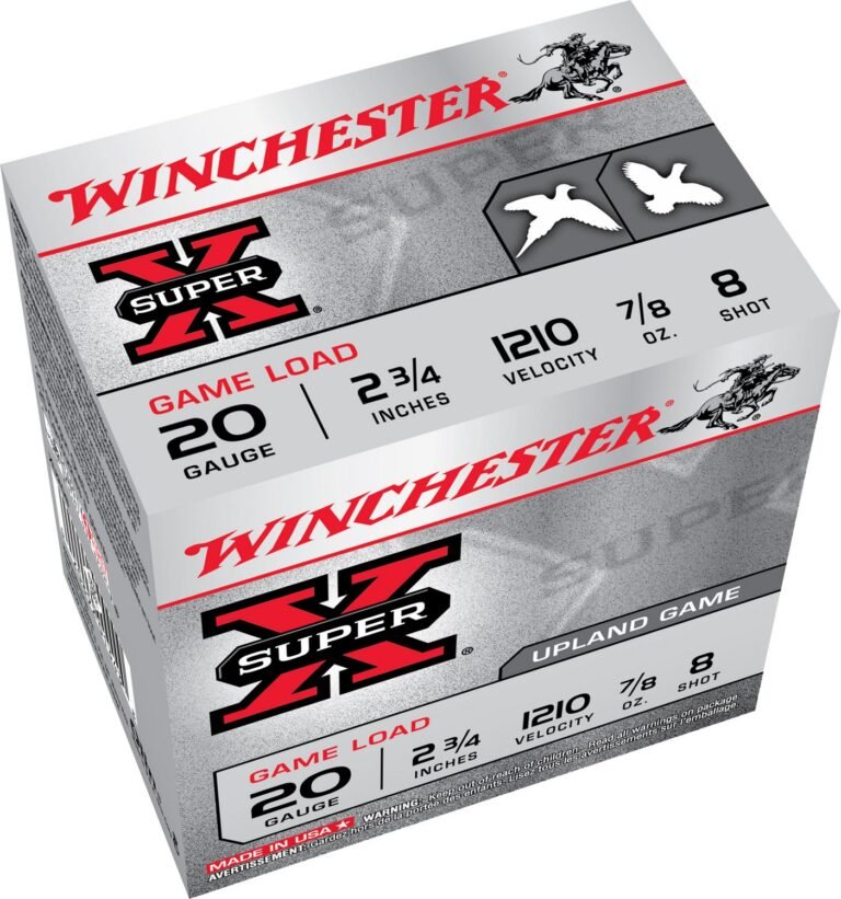 Winchester Super-X Game and Field Loads 20 Gauge Shotshells - 25 Rounds