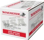 Winchester USA .223 Rem 55-Grain Full Metal Jacket Ammunition - 200 Rounds