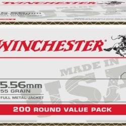 Winchester USA 5.56mm 55-Grain FMJ Ammunition - 200 Rounds