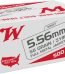 Winchester USA 5.56mm 55-Grain FMJ Ammunition - 500 Rounds