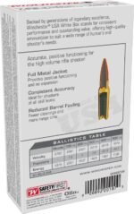 Winchester USA 7.62 x 51mm NATO 149-Grain Ammunition - 20 Rounds