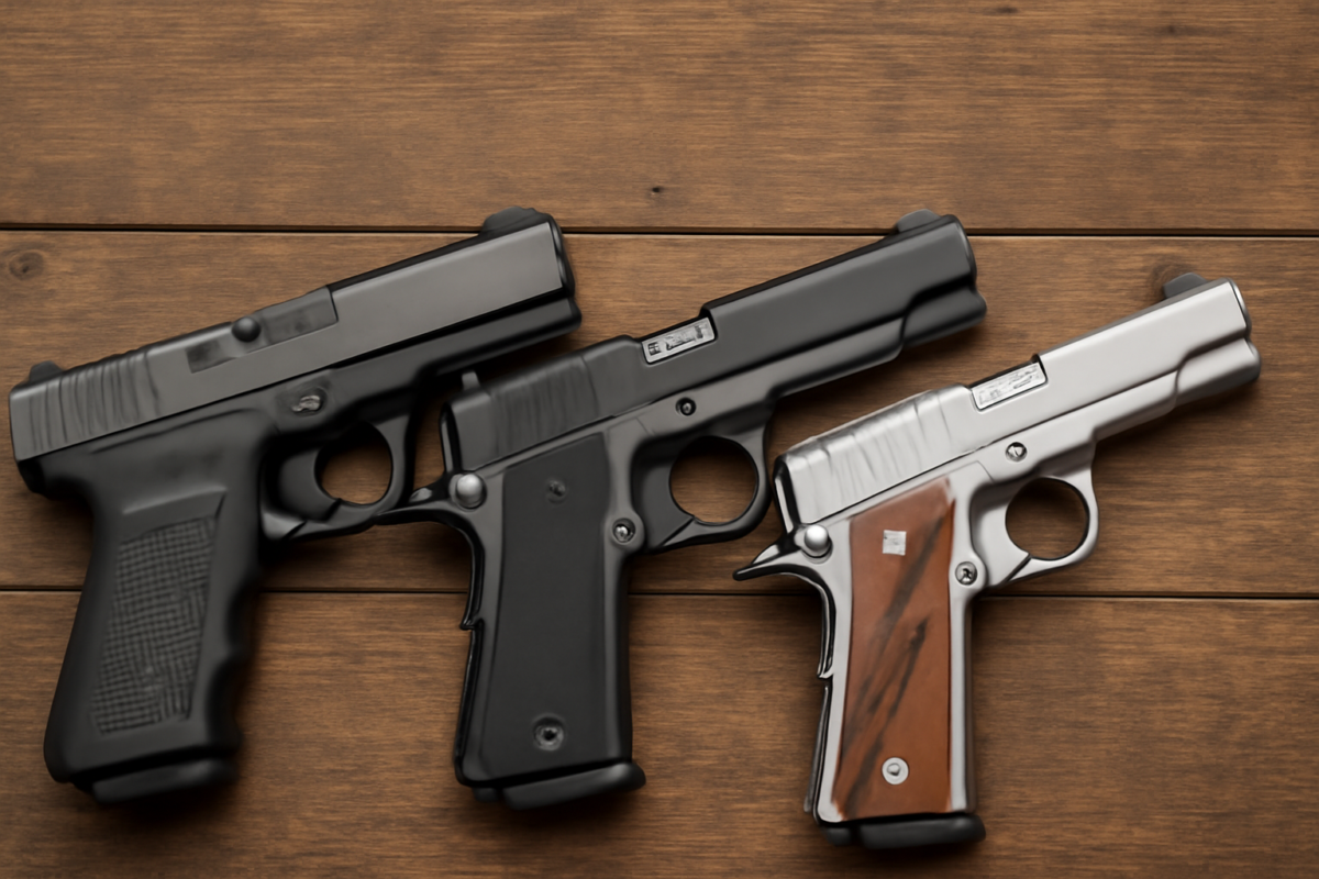 Semi-automatic 10mm handguns